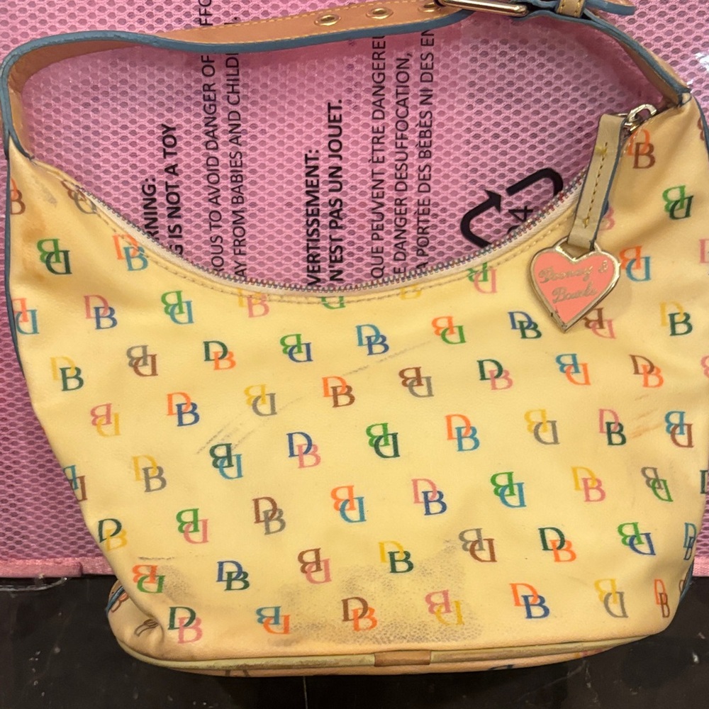 Dooney & Bourke Multicolor Logo Shoulder Bag